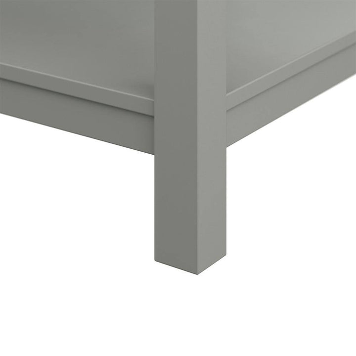 Affinity 49" Single Sink Vanity with White & Gray Carrara Marble Top - Design Element Bath Kitchen - Bathroom Vanity - White