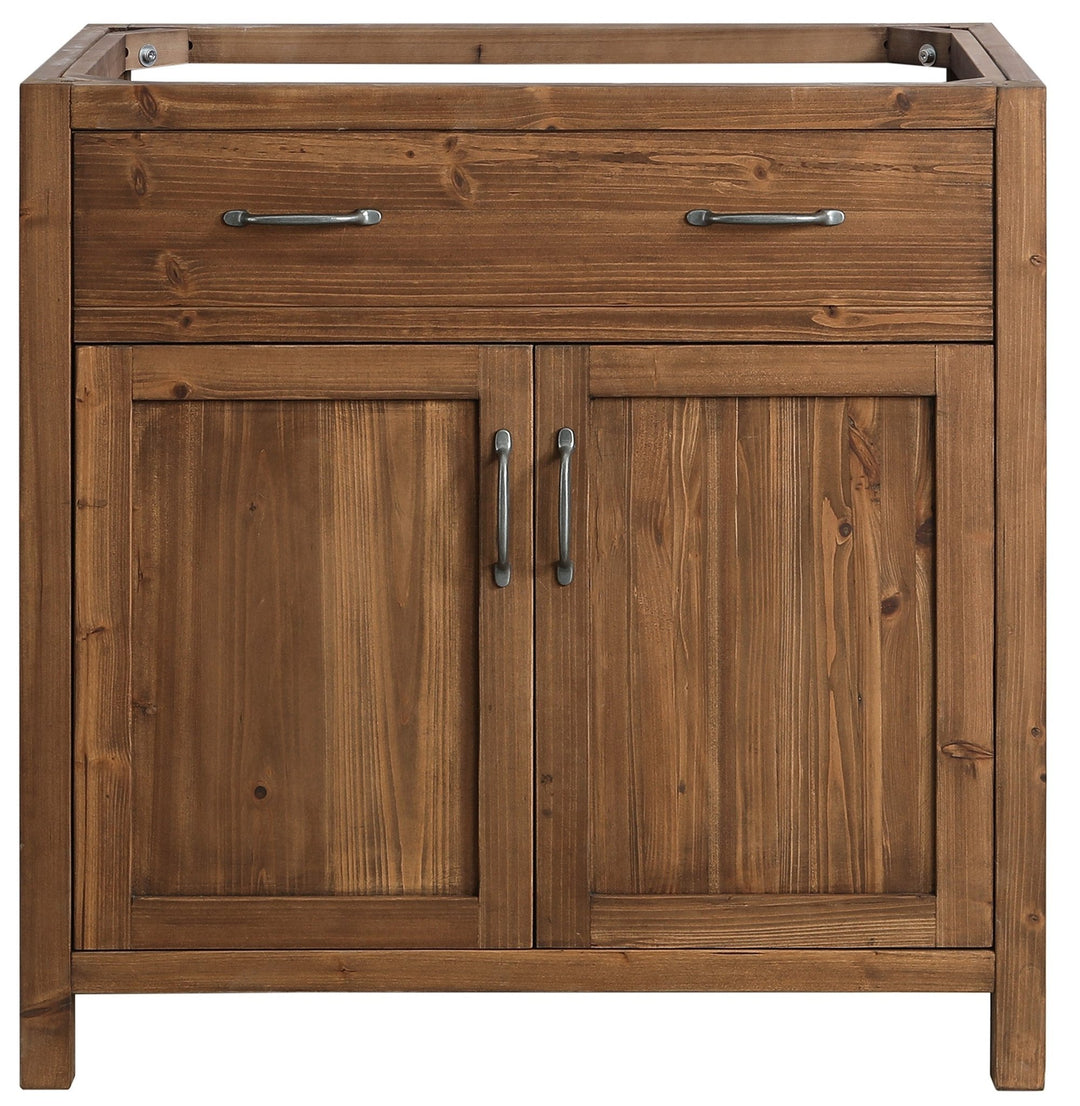 Bryson 36" Vanity Base Only in Walnut - Design Element Bath Kitchen - Bathroom Vanity - 