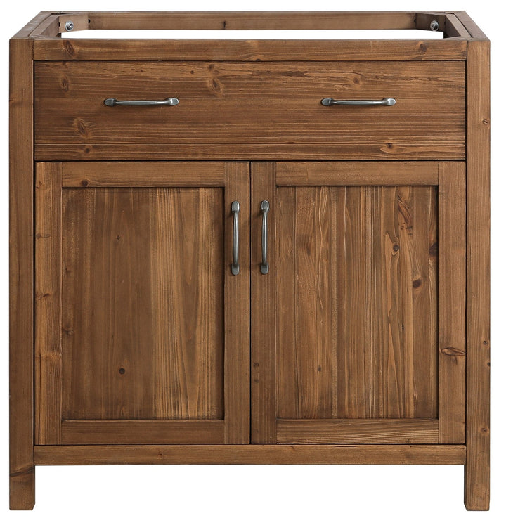 Bryson 36" Vanity Base Only in Walnut - Design Element Bath Kitchen - Bathroom Vanity - 