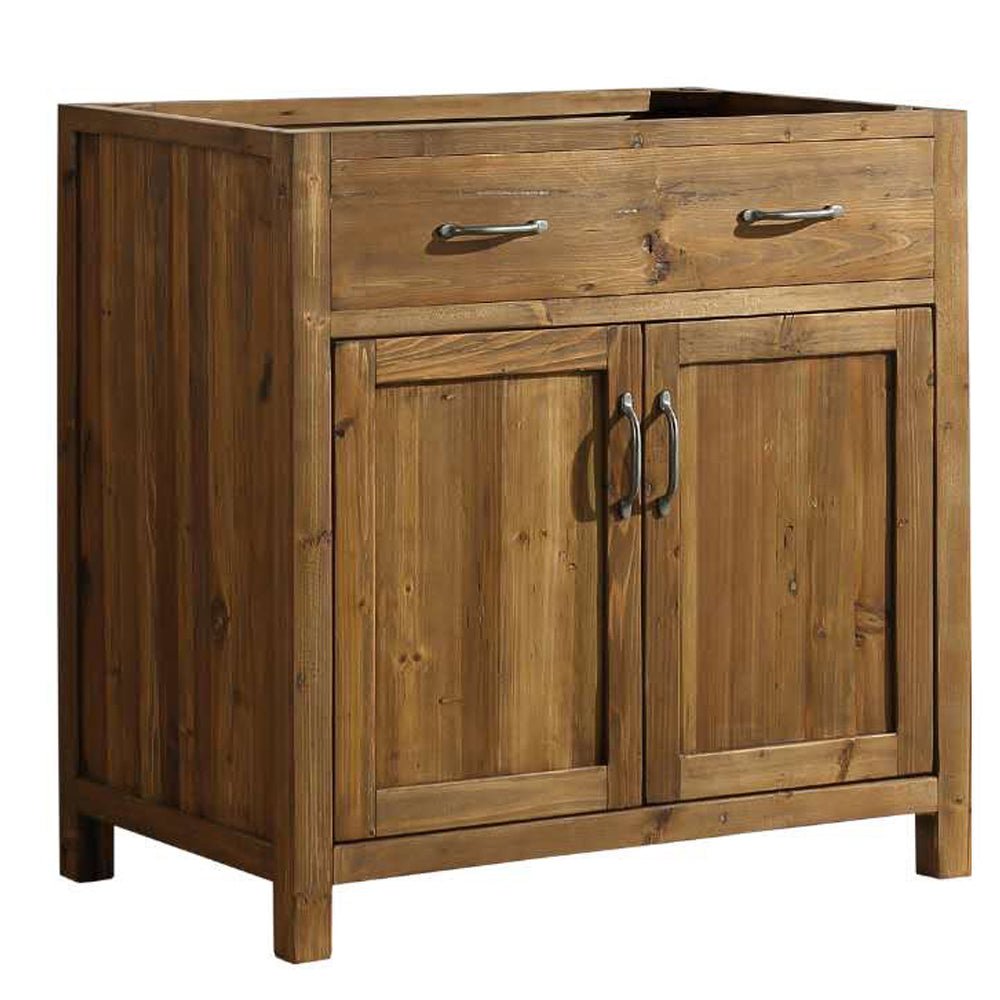 Bryson 36" Vanity Base Only in Walnut - Design Element Bath Kitchen - Bathroom Vanity - 