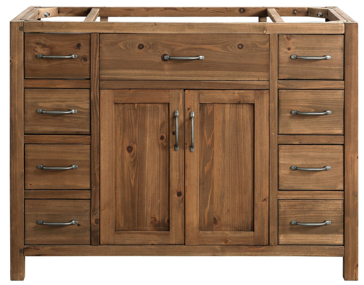Bryson 48" Vanity Base Only in Walnut - Design Element Bath Kitchen - Bathroom Vanity - 