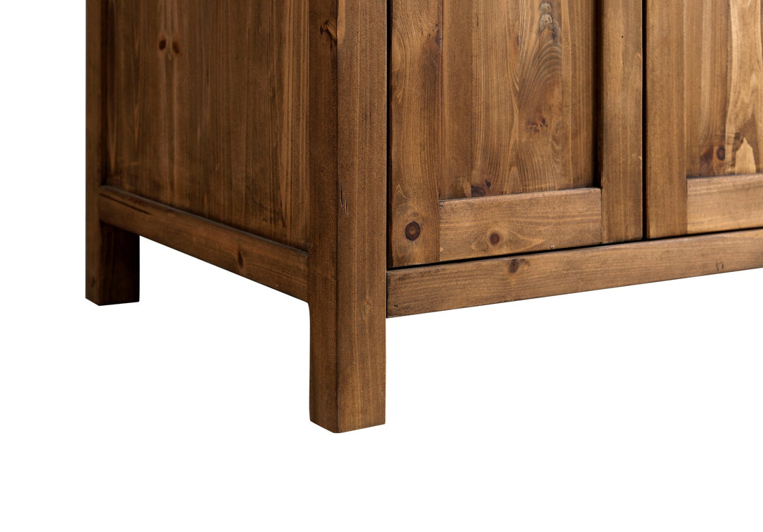Bryson 60" Vanity Base Only in Walnut - Design Element Bath Kitchen - Bathroom Vanity - 