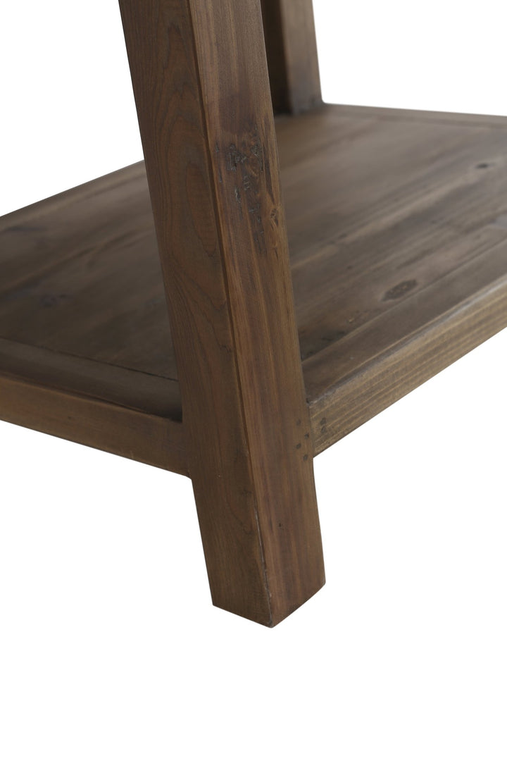 Austin 30" Single Sink Vanity In Walnut with Porcelain Top - Design Element Bath Kitchen - Bathroom Vanity - 