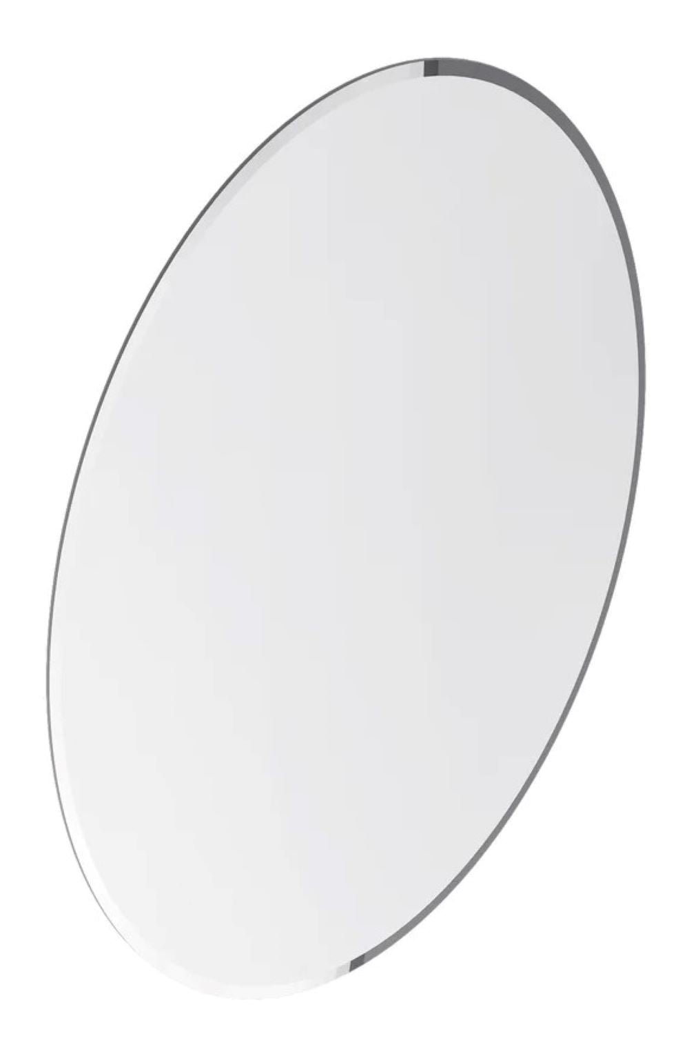 Vera 20" x 28" Oval Frameless Mirror - Design Element Bath Kitchen - Mirror - 1 Piece