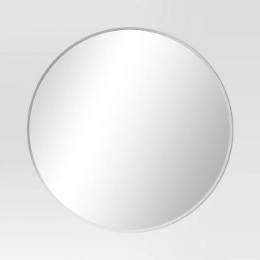 Vera 24" x 24" Round Frameless Mirror - Design Element Bath Kitchen - Mirror - 