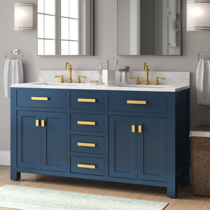 Vera 24" x 32" Rectangular Vanity Mirror with Modern Metal Frame - Design Element Bath Kitchen - Mirror - Chrome