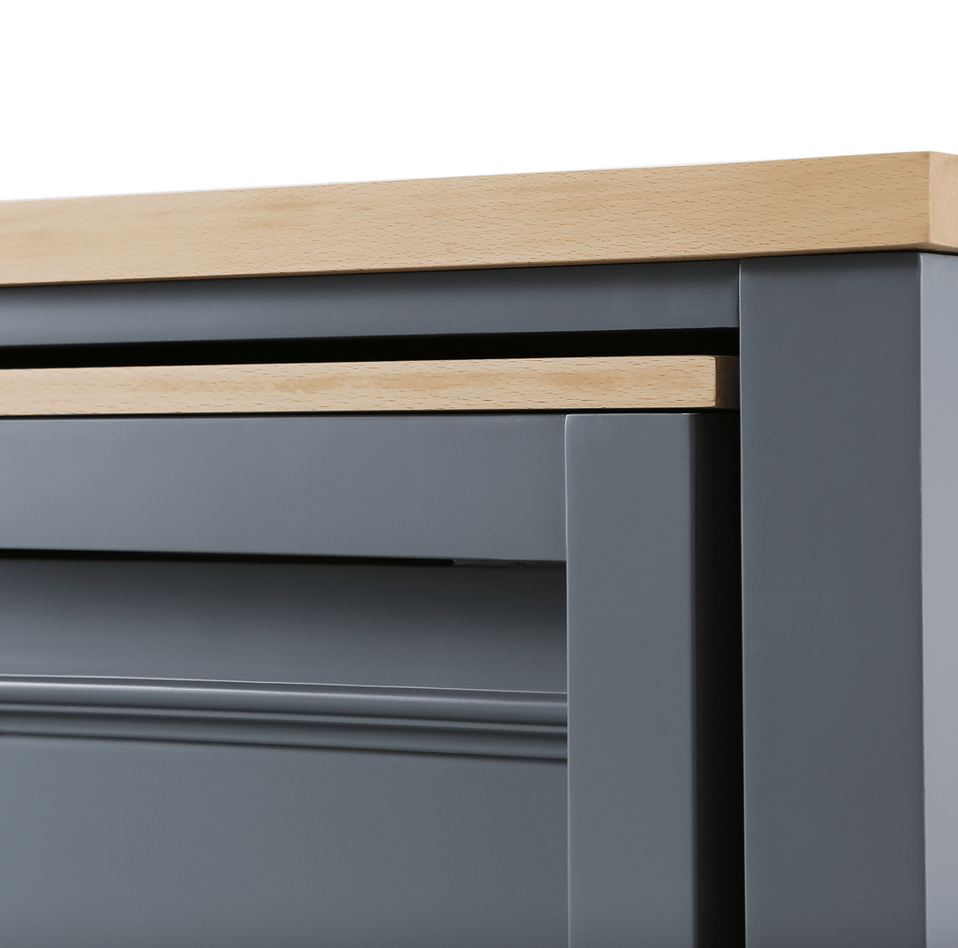 Medley 54" Kitchen Island With Slide Out Table - Gray - Design Element Bath Kitchen - Kitchen Island - 
