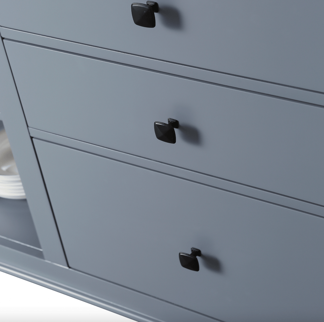 Medley 54" Kitchen Island With Slide Out Table - Gray - Design Element Bath Kitchen - Kitchen Island - 