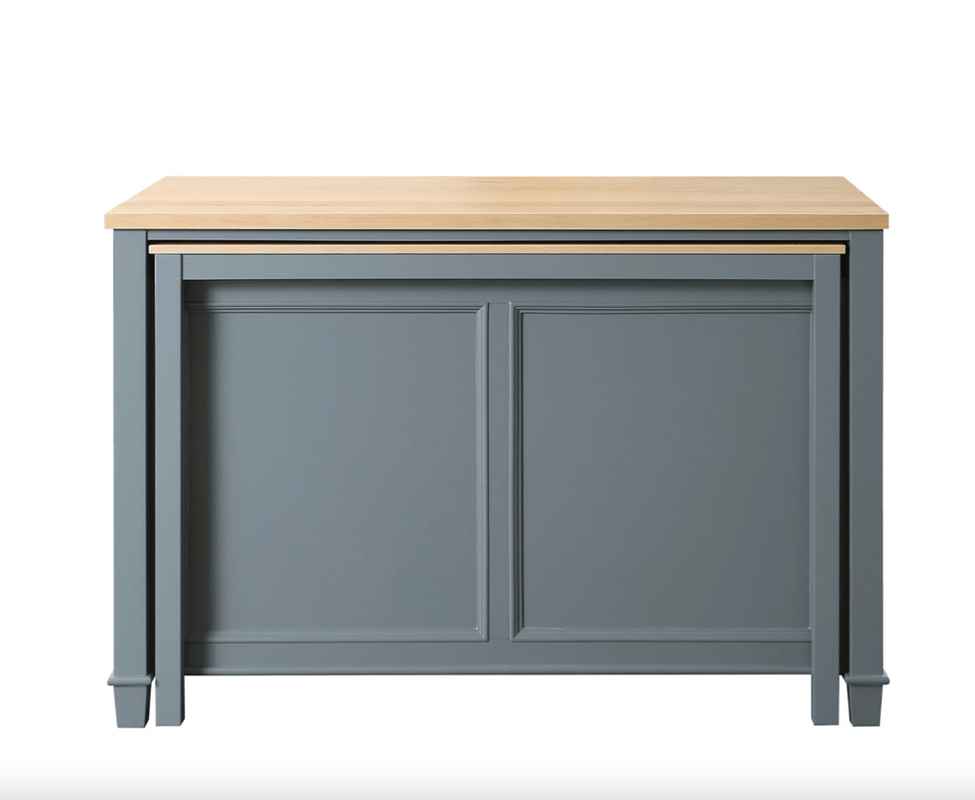 Medley 54" Kitchen Island With Slide Out Table - Gray - Design Element Bath Kitchen - Kitchen Island - 