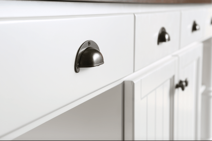 Monterey 80" Kitchen Island - White Quartz Countertop - White - Design Element Bath Kitchen - Kitchen Island - 