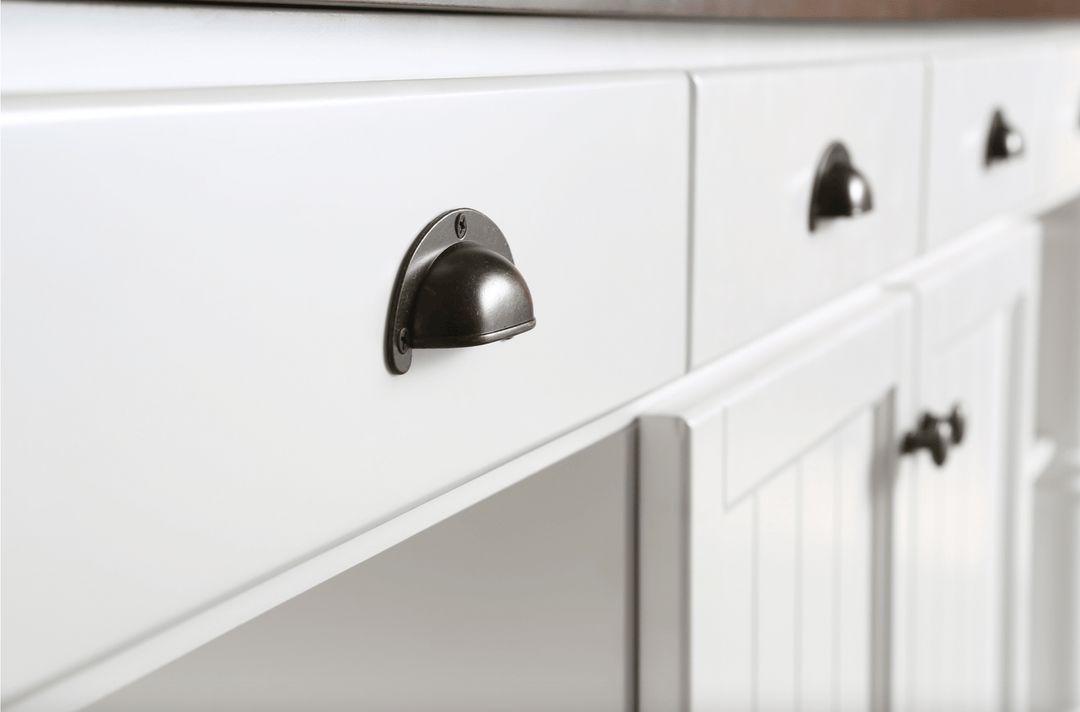 Monterey 80" Kitchen Island in White Cabinet Finish and Wood Countertop - Design Element Bath Kitchen - Kitchen Island - 